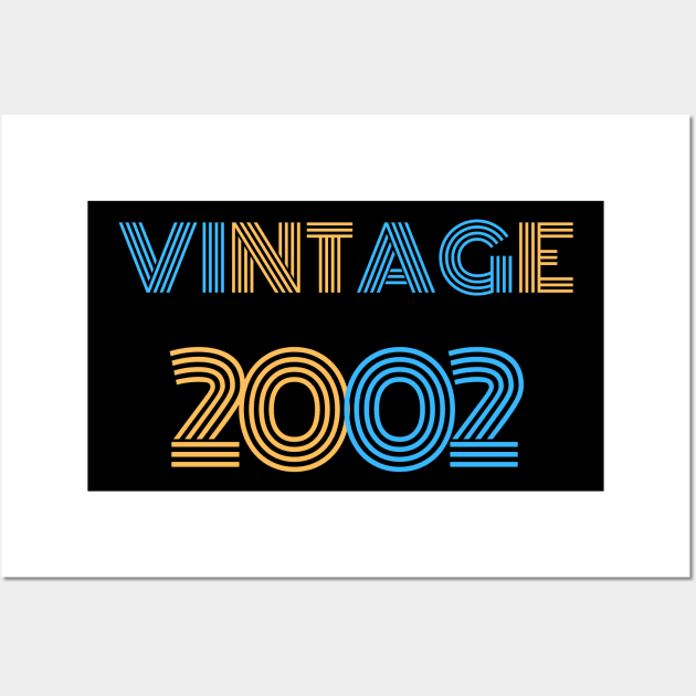 Vintage 2002 - 18th Birthday Gift Wall Art by befine01